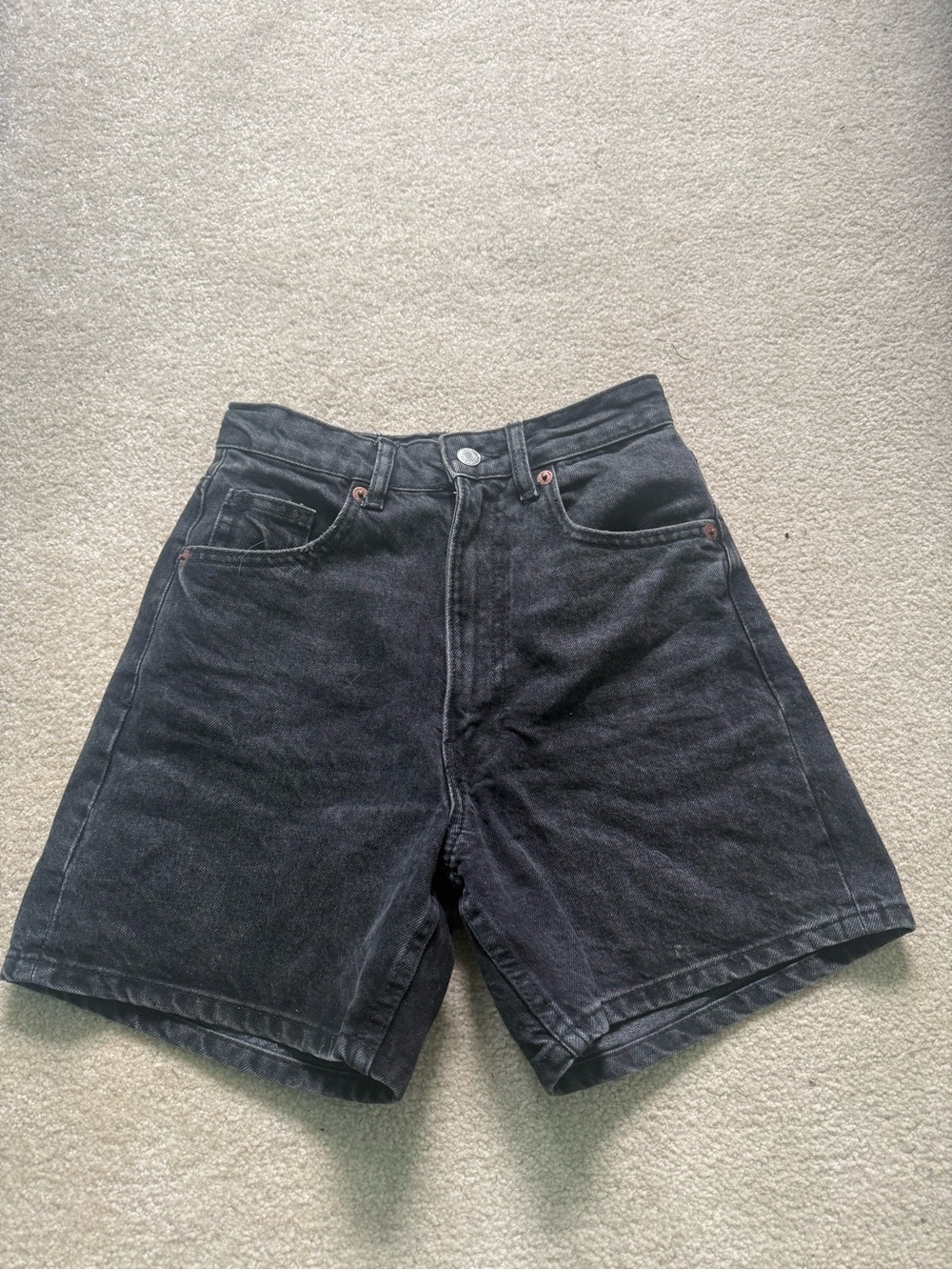 Zara Black Men's Denim Shorts